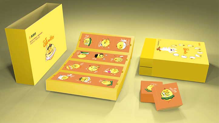 蛋黃酥産品包裝設計-食品包裝設計-集團旗下品牌