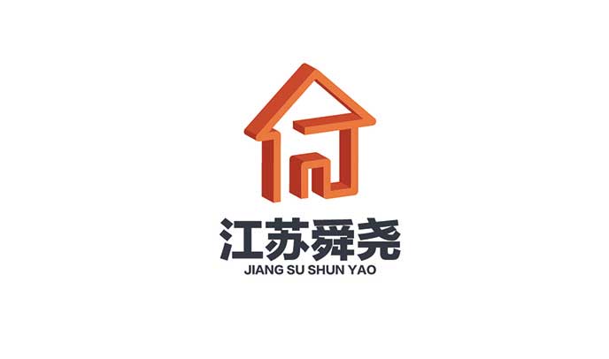 江蘇舜堯建設工程有限公司項目标志設計-建築logo形象設計品牌